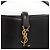 Autre Marque Borsa Saint Laurent Le 37 Mini in pelle nera - vista 9