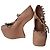 Jeffrey Campbell Décolleté Platform Pelle Nude