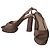 Gianvito Rossi Sandali platform in pelle taupe
