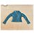 Kenzo Strickjacke Entenblau mit Schalkragen - Ansicht 12
