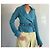 Kenzo Strickjacke Entenblau mit Schalkragen - Ansicht 2