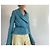 Kenzo Strickjacke Entenblau mit Schalkragen - Ansicht 5