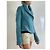 Kenzo Strickjacke Entenblau mit Schalkragen - Ansicht 8