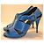 Pierre Hardy Sandali con Tacco in Pelle Blu - vista 2