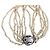 Autre Marque Bracciale a sette fili di perle d'acqua dolce vintage bianche 3mm 18cm - vista 5