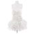 Autre Marque Vestido mini de algodón blanco AJE