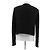 Chaqueta corta de lana negra Céline - vista 2