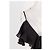 Autre Marque BARDOT Schwarzes kurzes Kleid mit Plissee Rüschen - Ansicht 6