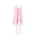 Autre Marque MATTEAU Rosa Baumwollkleid mit Spaghettiträgern
