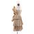 Autre Marque AJE Gold Kleid Beige aus Polyester Größe 8 - Ansicht 4