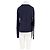 Forte Forte Wollpullover in Marineblau mit Rundhalsausschnitt - Ansicht 2