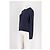 Forte Forte Wollpullover in Marineblau mit Rundhalsausschnitt - Ansicht 4