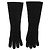 Totême Handschuhe aus Baumwolle schwarz - Ansicht 2