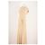 Autre Marque Vestido largo de algodón beige con rayas DISSH - vista 4