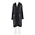 Hermès Seiden-Cardigan Kimono Schwarz