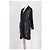 Hermès Seiden-Cardigan Kimono Schwarz - Ansicht 4