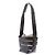 Paco Rabanne Bolso de cuero negro y lona - vista 2