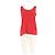 Top sem mangas vermelho de corte reto Equipment