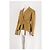 Bonpoint Blazer de algodão amarelo - vista 4