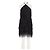 Autre Marque Mini abito nero BAOBAB con frange e tulle