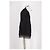 Autre Marque Mini abito nero BAOBAB con frange e tulle - vista 4
