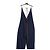Autre Marque Marineblauer Leinen-Overall - Ansicht 2