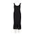Totême Schwarzes Midikleid mit Spaghettiträgern
