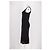 Totême Schwarzes Midikleid mit Spaghettiträgern - Ansicht 3