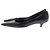 The row Schwarze Leder-Pumps - Ansicht 2