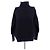 Autre Marque Marineblauer Rollkragenpullover