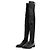 Fendi Black Leather Knee High Boots