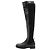 Fendi Black Leather Knee High Boots - view 2