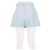 Pantaloncini in seta blu Dolce & Gabbana - vista 2