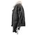 Acne Leder- und Shearling-Mantel - Ansicht 4