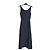 Autre Marque Vestido midi azul marino ANEMOS con cinturón - vista 2