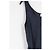 Autre Marque Vestido midi azul marino ANEMOS con cinturón - vista 4