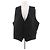 Thierry Mugler Schwarzes Nadelstreifen-Sakko