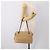 CHANEL Matelasse Chain Shoulder Bag Lamb Skin Beige Black CC - vista 26