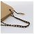 CHANEL Matelasse Chain Shoulder Bag Lamb Skin Beige Black CC - vista 7