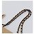 CHANEL Matelasse Chain Shoulder Bag Lamb Skin Beige Black CC - vista 8