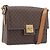 Céline CELINE Macadam Canvas Shoulder Bag PVC Leather Brown Gold