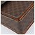 Céline CELINE Macadam Canvas Shoulder Bag PVC Leather Brown Gold - vista 12