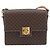 Céline CELINE Macadam Canvas Shoulder Bag PVC Leather Brown Gold - vista 2