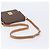Céline CELINE Macadam Canvas Shoulder Bag PVC Leather Brown Gold - vista 7