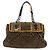FENDI Chain Shoulder Bag Velvet Beige - vista 3