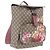 GUCCI GG Blooms Backpack PVC Beige Silver 405019