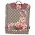 GUCCI GG Blooms Backpack PVC Beige Silver 405019 - vista 3