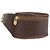 Céline CELINE Macadam Canvas Circle Body Bag PVC Leather Brown Gold