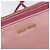 Miu Miu Shoulder Bag Leather Pink Gold - vista 20