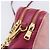 Miu Miu Shoulder Bag Leather Pink Gold - vista 21